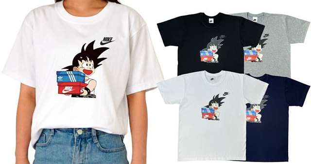 NK 나이키 손오공 멀티 슈즈박스 세미오버핏 라운드 반팔티