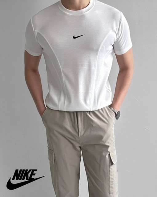 NK 나이키 더블컷팅 머슬핏 반팔