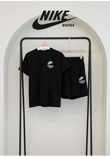 NK 나이키 APO 프린팅로고 반팔 세트