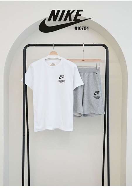NK 나이키 APO 프린팅로고 반팔 세트