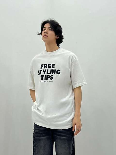 BC 발렌시아가 프리 스타일링 팁 반팔티