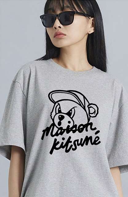 MK 메종키츠네 캡베어 티셔츠