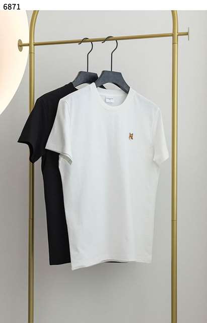 MK 메종키츠네 24SS 폭스 헤드 코튼 티셔츠