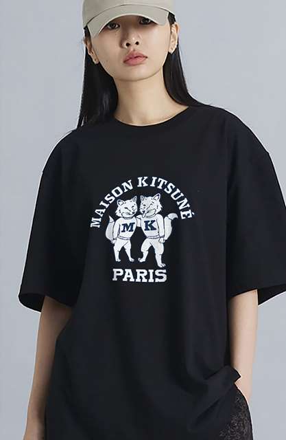 MK 메종키츠네 폭스 프렌즈 티셔츠