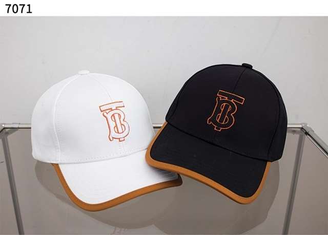 BB 버버리 유니섹스 오렌지 로고캡 모자