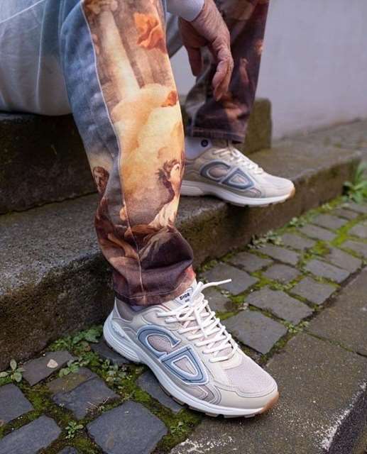 DO 디올 B30 크림 스니커즈