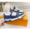 LV 루이비통 트레이너 스니커즈 데님 블루