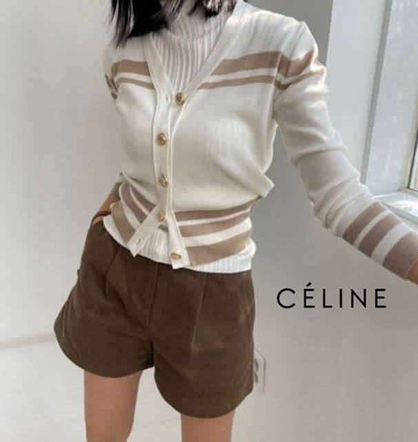 CL 셀린느 베이직심플가디건