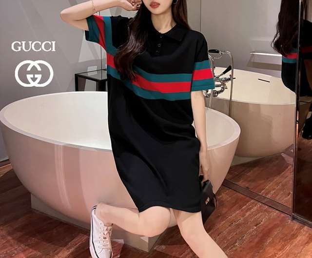 GC 구찌 삼선카라 원피스