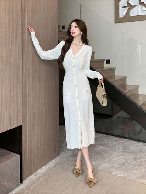 CN 샤넬 슬림핏 원피스