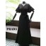 PD 프라다 어깨트임나팔소매랩원피스