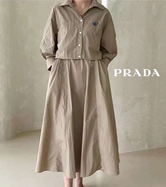 PD 프라다 자켓/스트링나시원피스SET