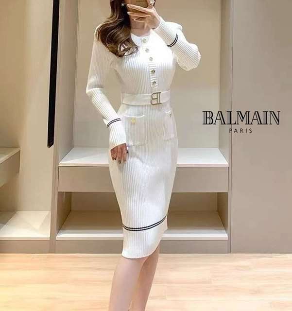 BM 발망 하객룩 B벨트원피스