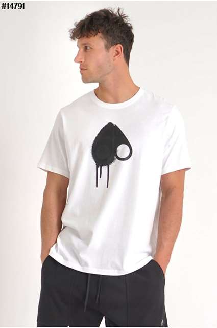 MN 무스너클 남성 어거스틴 로고 크루넥 반팔 티셔츠