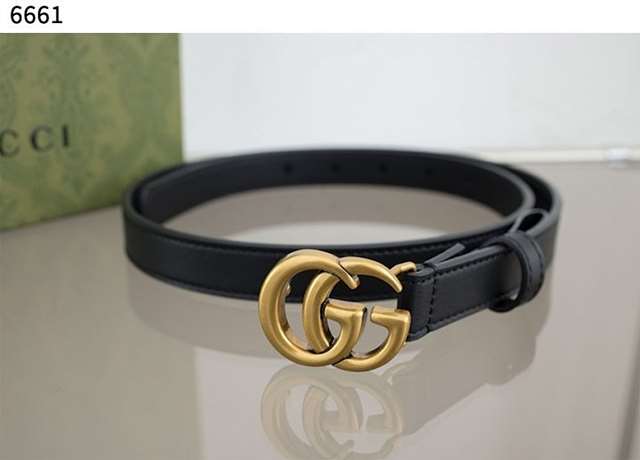 gc 구찌 GG 마몽 씬 벨트