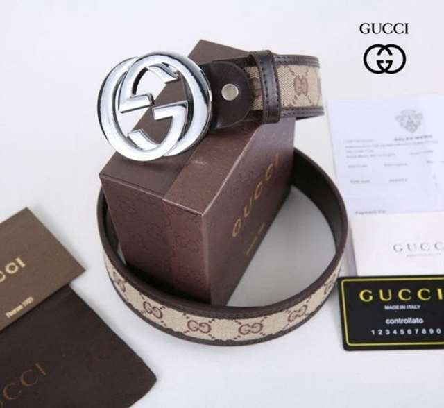 GC 구찌 인터로킹 GG 자가드 몰드 벨트