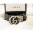 GC 구찌 남성용 실버 마몽드버클 컷팅벨트