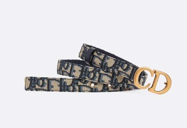 DO 디올 오블리크 새들 벨트