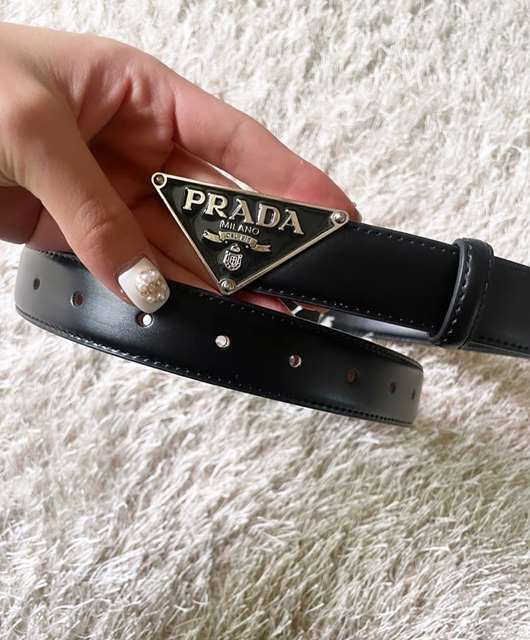 PD 프라다 레더 벨트