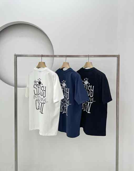 SS 스투시 S. 크라운 인터내셔널 반팔