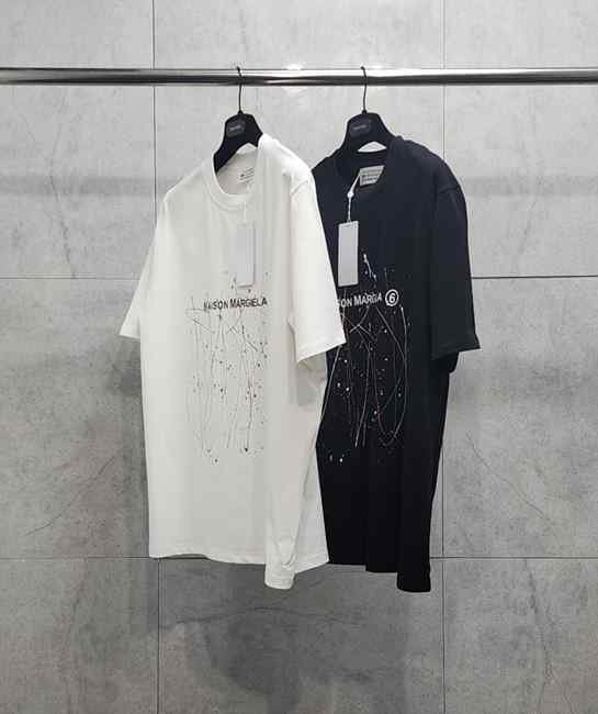 MG 메종마르지엘라 24SS 페인팅 반팔 티셔츠