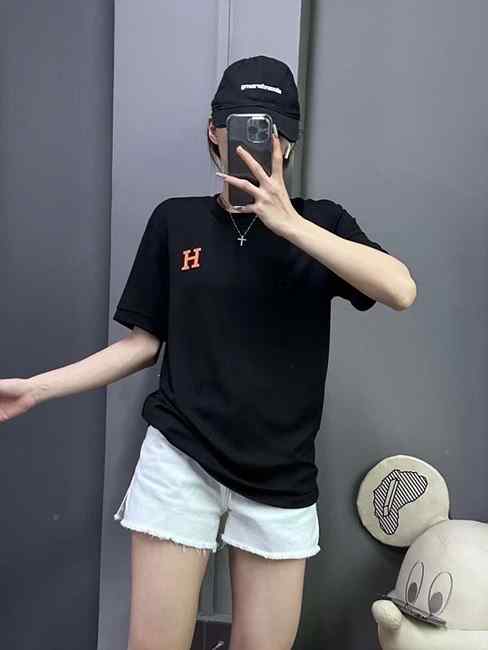 HM 에르메스 23FW H로고 반팔티셔츠