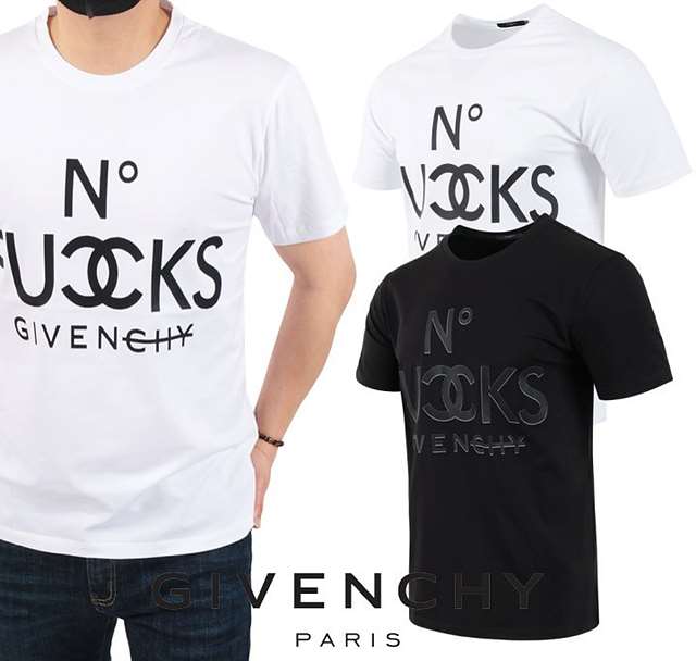 GV 지방시 레터링 콜라보 실켓 반팔 티셔츠