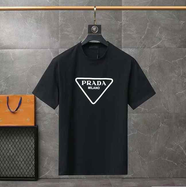 PD 프라다 트라이엥글 나염 반팔티