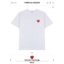 CD 꼼데가르송 레드와펜 오버핏 라운드반팔