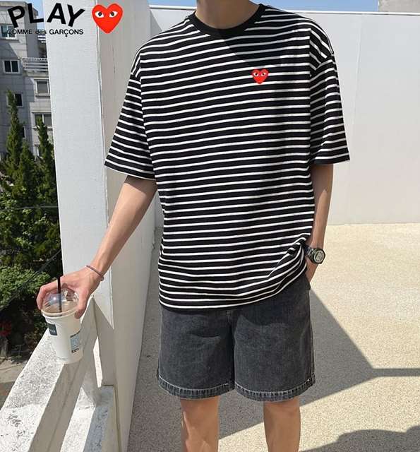 CD 꼼데가르송 레드하트 스프라이트 반팔