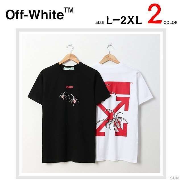 OH 오프화이트 스파이더 애로우 반팔티