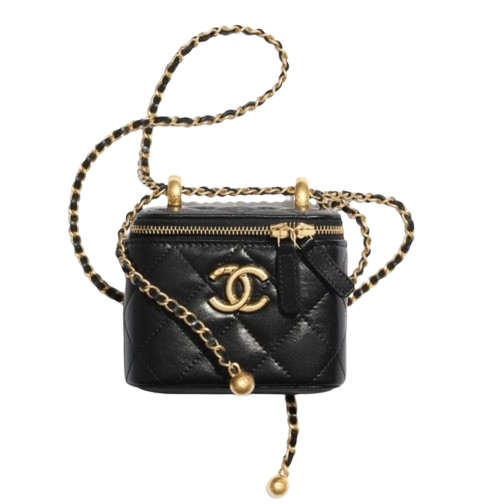 CN 샤넬 코스메틱 케이스 골드 체인 크로스백 