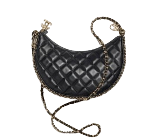 CN 샤넬 샤이니 라이트골드메탈 스몰 호보백 