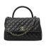 CN 샤넬 코코 탑핸들 캐비어 