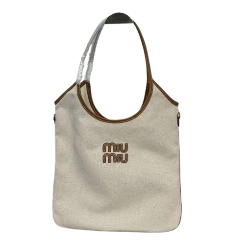MU 미우미우 캔버스 아이비백 