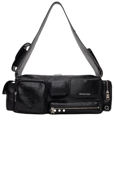 BC 발렌시아가 SUPERBUSY 스몰 슬링 백 블랙 