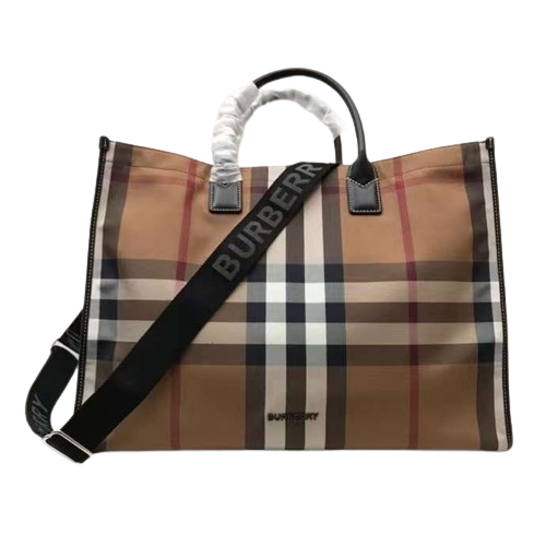 BB 버버리 체크 토트백 