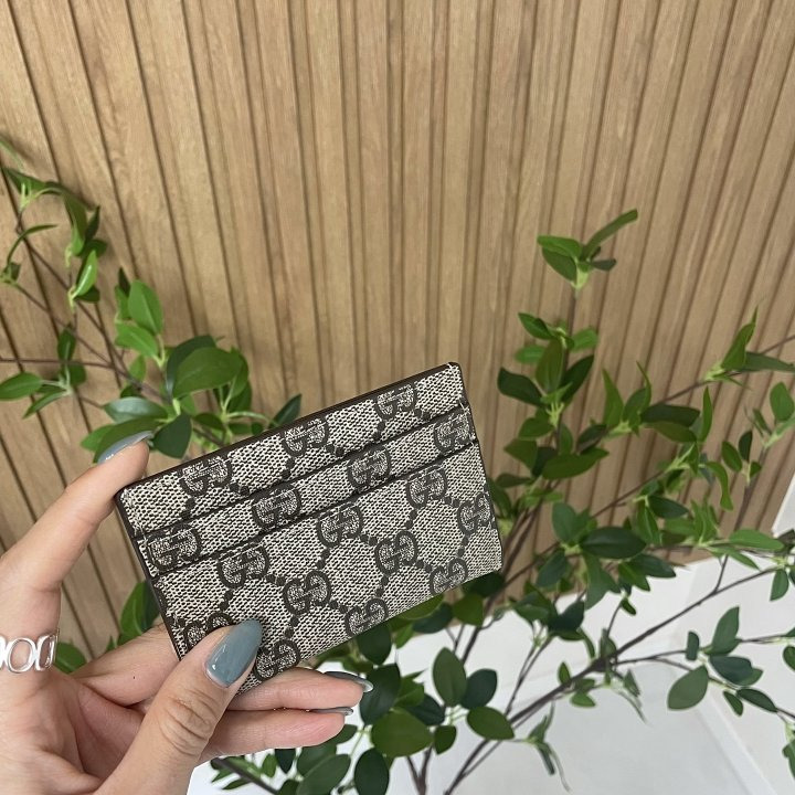 GC 구찌 자가드 카드지갑 