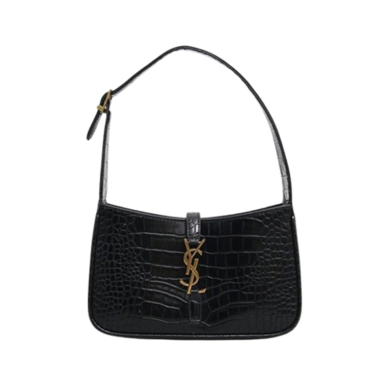 YS 생로랑 5708 크록 엠보싱 가죽 숄더백 수입고급