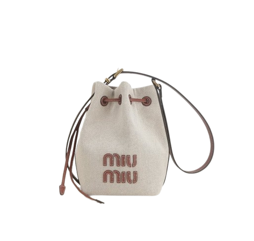 MU 미우미우 캔버스 버킷백 