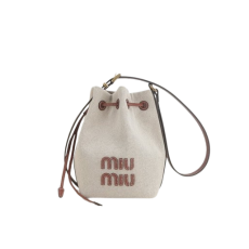 MU 미우미우 캔버스 버킷백 