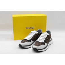FD 펜디 남성 스니커즈 (화이트&브라운) 