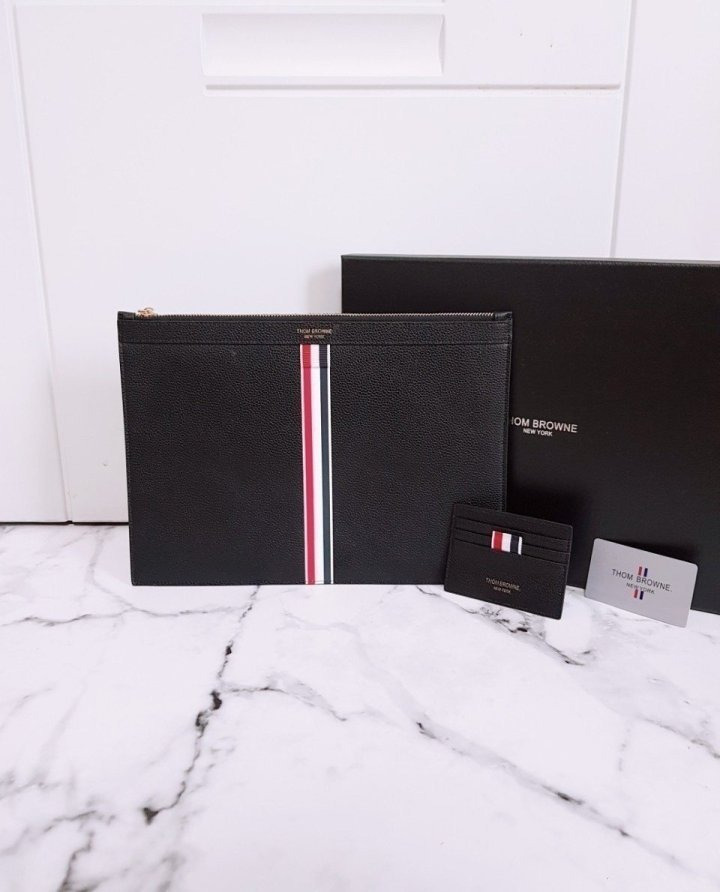 TB 톰브라운 클러치+카드지갑SET 