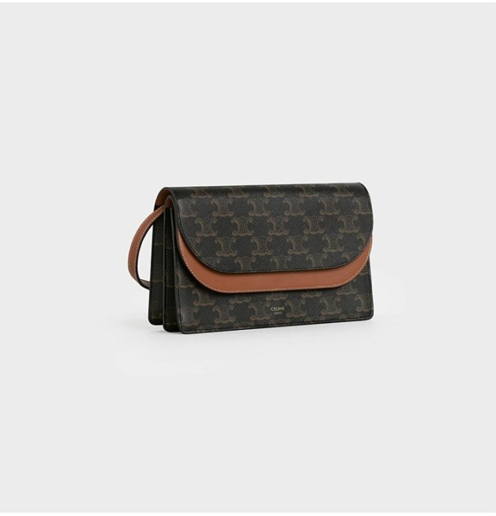 CL 셀린느 [ 고급 ] 트리오페 캔버스 월렛온스트랩 1 