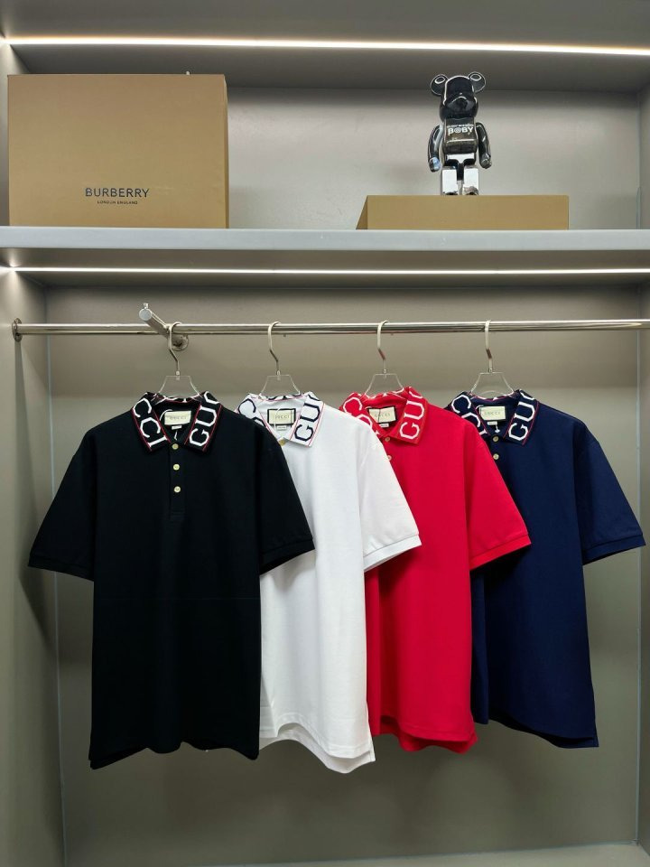 GC 구찌 GC 로고 카라 반팔 