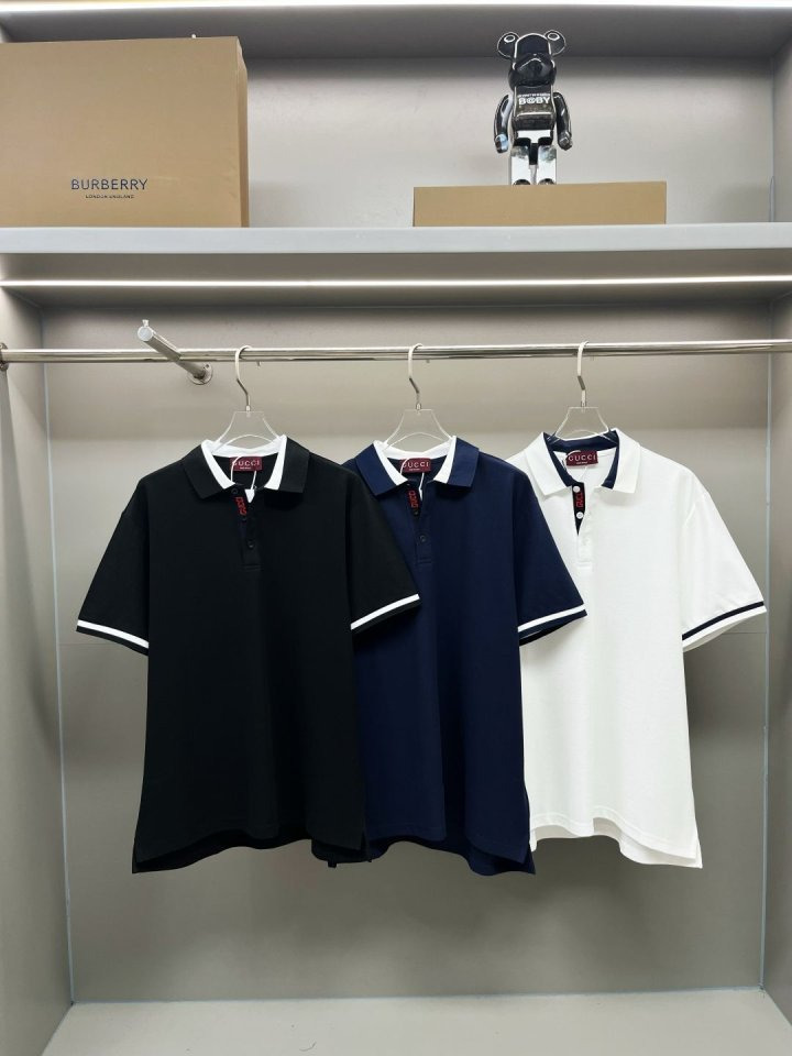 GC 구찌 GC 히든 로고 카라 반팔 