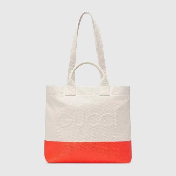 GC 구찌 엠보스 토트백 오렌지 