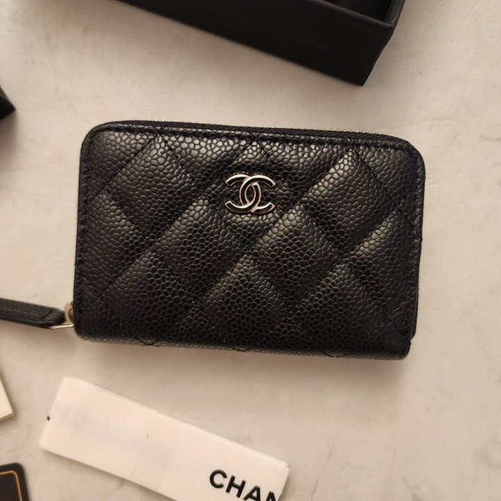 CN 샤넬 클래식 덮개 카드지갑 