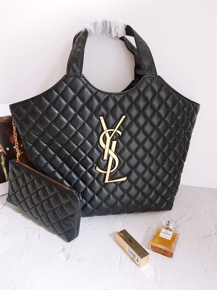 YS 생로랑 고급 Icare, 아이케어 맥시 쇼퍼백 2 