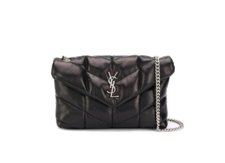 YS 생로랑 푸퍼백 은장 